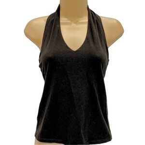 Ann Taylor Black Halter Top S‎